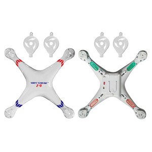 Z-9 White Drone body top and bottom